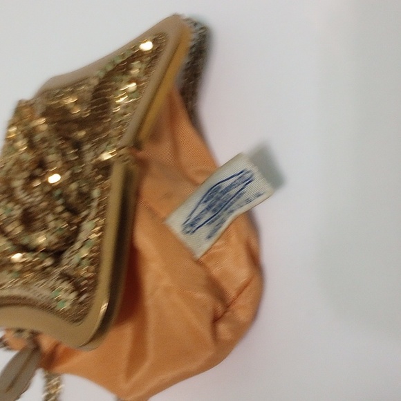 Whiting & Davis Gold Mesh Mini Clutch Purse, - Picture 11 of 11